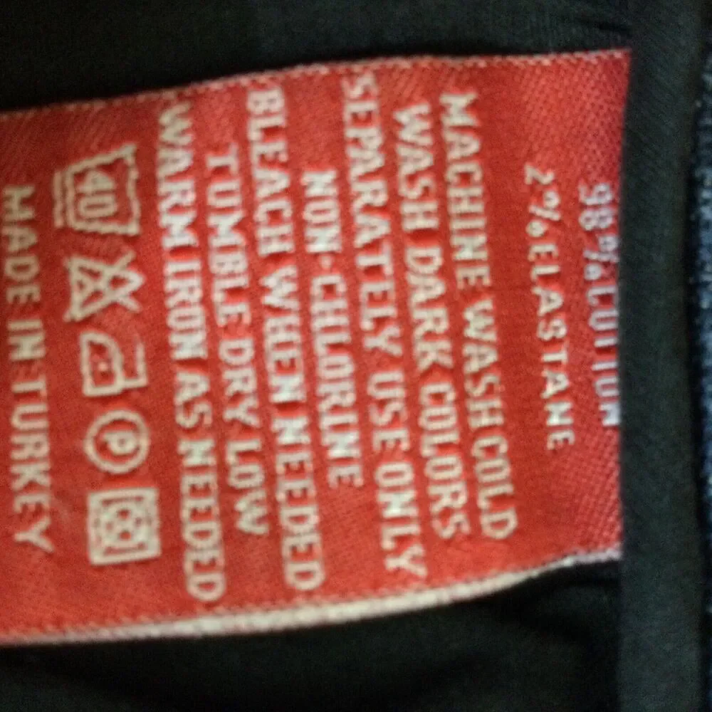 G.O.A.T. Men Greatest Of All Time Derek Straight Leg Denim Jeans Blue Size 33x32